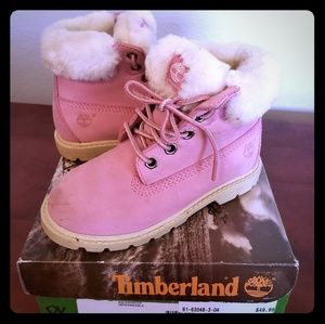 Timberland Pink Toddler's Boots